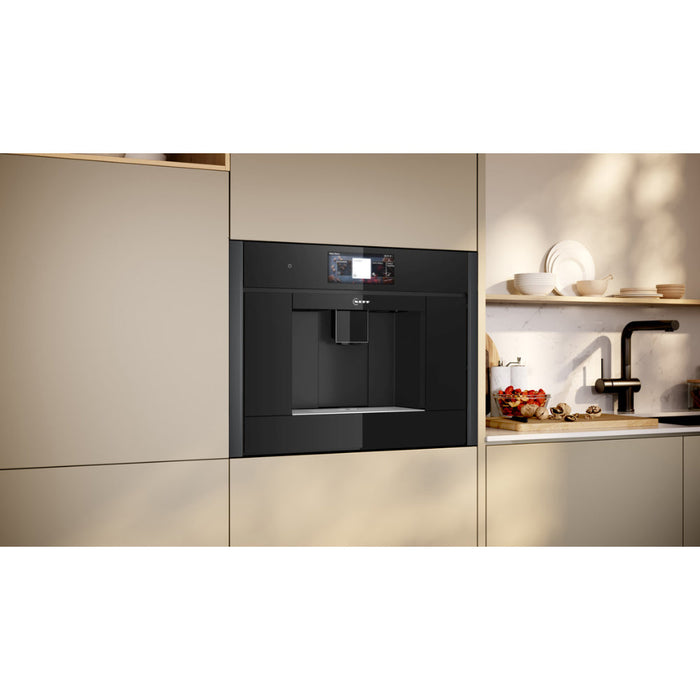 Neff N90 CL4TT11G0 2.4L Coffee Machine - Black w/Graphite Trim - Unbeatable Bathrooms