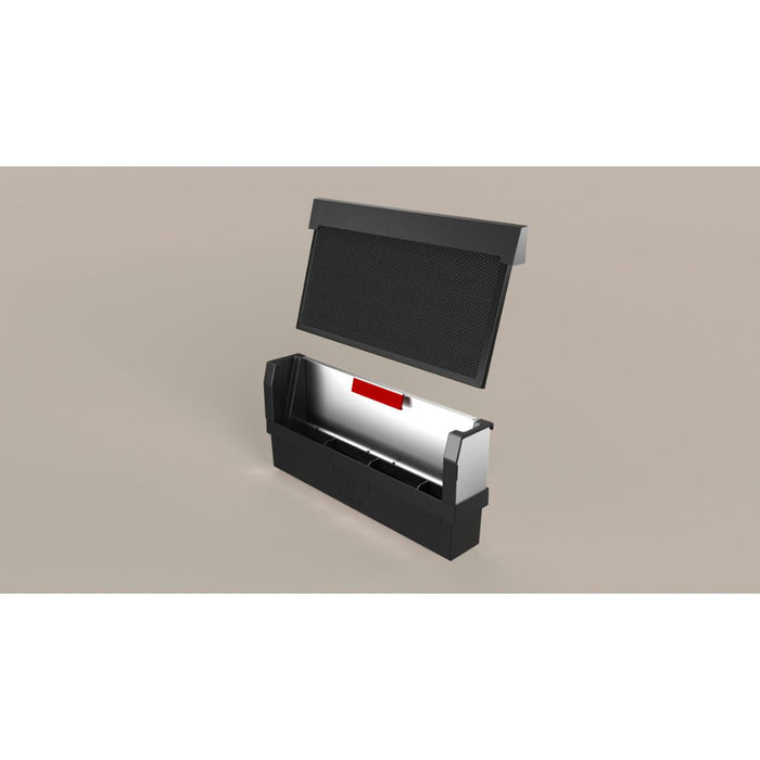 Neff N90 I88WMM1S7B 80cm Glass Downdraft Extractor - Black & Clear Glass - Unbeatable Bathrooms