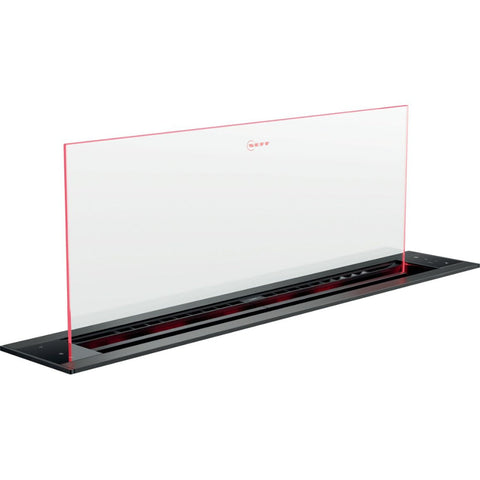Neff N90 I98WMM1S7B 90cm Glass Downdraft Extractor - Black & Clear Glass - Unbeatable Bathrooms