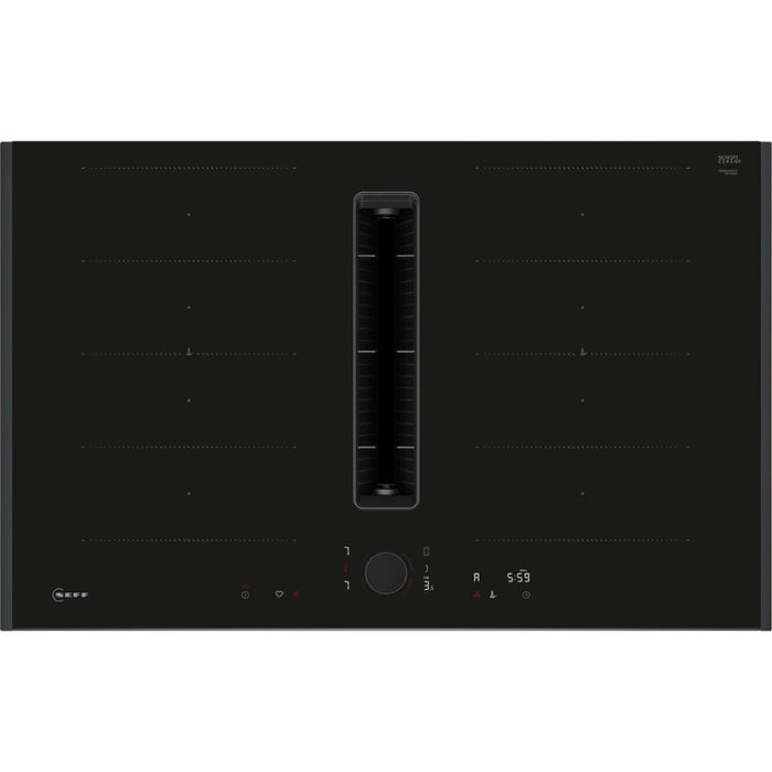 Neff N90 V68AUX4C0 80cm Venting Flex Induction Hob - Black Glass - Unbeatable Bathrooms