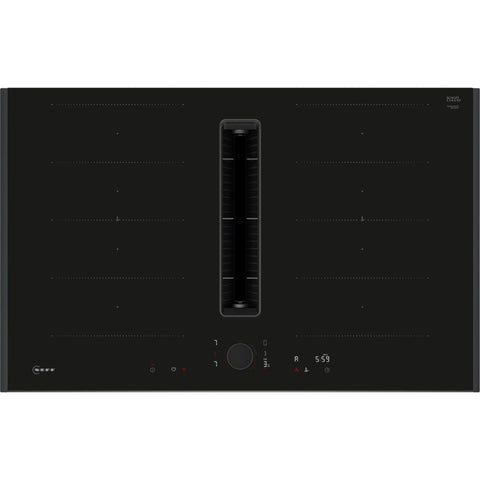 Neff N90 V68AUX4C0 80cm Venting Flex Induction Hob - Black Glass - Unbeatable Bathrooms