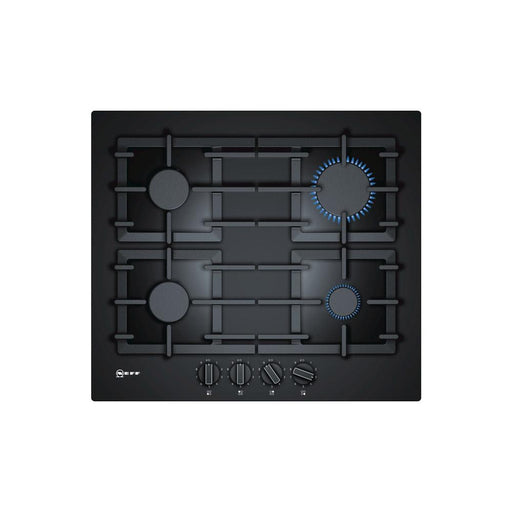 Neff N70 T26CS49S0 60cm Gas Hob - Black Glass - Unbeatable Bathrooms