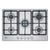 Neff N50 T27BB59N0 75cm Gas Hob - Stainless Steel - Unbeatable Bathrooms