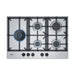 Neff N70 T27DS79N0 75cm Gas Hob - Stainless Steel - Unbeatable Bathrooms