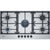 Neff N70 T29DS69N0 90cm Gas Hob - Stainless Steel - Unbeatable Bathrooms