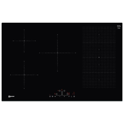 Neff N70 T58FD20X0 80cm Flex Induction Hob - Black - Unbeatable Bathrooms