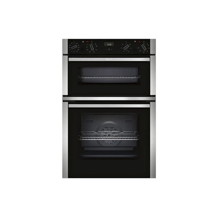 Neff N50 U1ACE5HN0B Built In Double Electric Oven - Stainless Steel - Unbeatable Bathrooms