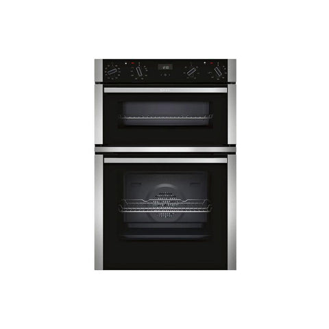 Neff N50 U1ACI5HN0B Built In Double Electric Oven - Stainless Steel - Unbeatable Bathrooms