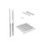 Neff Z11SZ90X0 Joining Strip For Slide&Hide&reg; Compact Ovens - Stainless Steel - Unbeatable Bathrooms