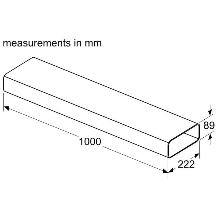 Neff Z861SM2 100cm Flat Ducting - Black - Unbeatable Bathrooms