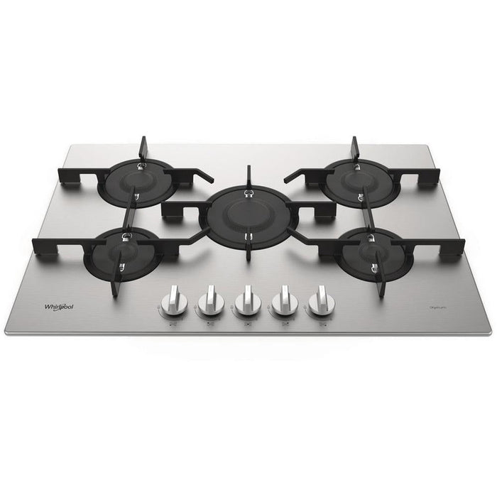 Whirlpool PMW 75D2/IXL 75cm Gas Hob - Stainless Steel - Unbeatable Bathrooms