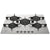 Whirlpool PMW 75D2/IXL 75cm Gas Hob - Stainless Steel - Unbeatable Bathrooms