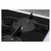Whirlpool POW 75D2/NB 75cm Gas On Glass Hob - Black - Unbeatable Bathrooms
