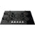Whirlpool POW 75D2/NB 75cm Gas On Glass Hob - Black - Unbeatable Bathrooms