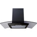 Prima PRCGH009 Curved Glass Chimney Hood - Unbeatable Bathrooms