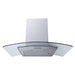 Prima 90cm Curved Glass Chimney Hood - Unbeatable Bathrooms