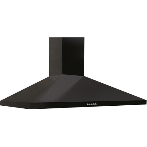 Prima Chimney Hood Black - Unbeatable Bathrooms