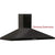 Prima Black Chimney Hood - Unbeatable Bathrooms