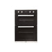Prima+ PRDO302 Black and Stainless Steel Built In Double Electric Oven - Unbeatable Bathrooms