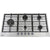 Prima 90cm 5 Brnr Gas Hob - Cast Iron Pan Support - Unbeatable Bathrooms