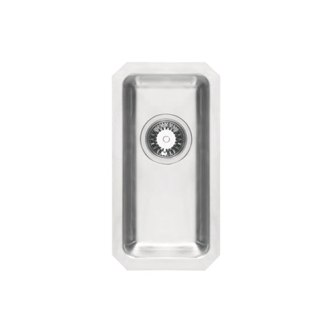 Prima+ 0.5B R25 Undermount Sink - St/Steel - Unbeatable Bathrooms