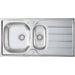 Prima 1.5B 965x500mm Inset Sink - St/Steel - Unbeatable Bathrooms