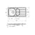 Prima 1.5B 965x500mm Inset Sink - St/Steel - Unbeatable Bathrooms