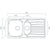 Prima 1.5B 965x500mm St/Steel Sink & Single Lever Tap Pack - Unbeatable Bathrooms