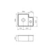 Prima 1.5B LHMB Undermount Ceramic Sink (Inc. Waste) - White - Unbeatable Bathrooms