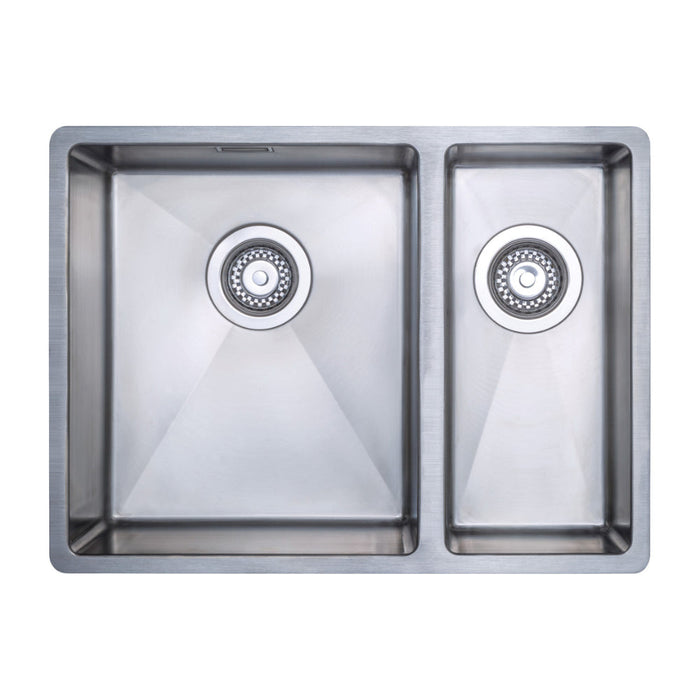 Prima+ 1.5B R10 LH Inset/Undermount Sink - St/Steel - Unbeatable Bathrooms