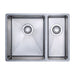 Prima+ 1.5B R10 LH Inset/Undermount Sink - St/Steel - Unbeatable Bathrooms