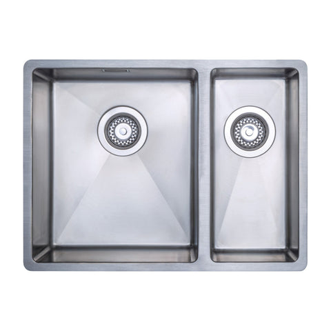 Prima+ 1.5B R10 LH Inset/Undermount Sink - St/Steel - Unbeatable Bathrooms