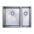 Prima+ 1.5B R10 LH Inset/Undermount Sink - St/Steel - Unbeatable Bathrooms