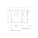 Prima+ 1.5B R10 LH Inset/Undermount Sink - St/Steel - Unbeatable Bathrooms