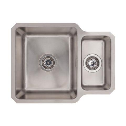 Prima+ 1.5B R25 Reversible Undermount Sink - St/Steel - Unbeatable Bathrooms