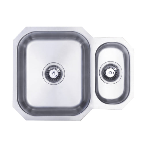 Prima 1.5B Undermount Reversible Sink - Polished Steel - Unbeatable Bathrooms