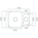 Prima 1.5B Undermount Reversible Sink - Polished Steel - Unbeatable Bathrooms