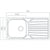 Prima 1B 965x500mm Inset Sink - St/Steel - Unbeatable Bathrooms