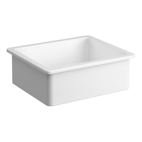 Prima 1B Inset Ceramic Sink (Inc. Waste) - White - Unbeatable Bathrooms