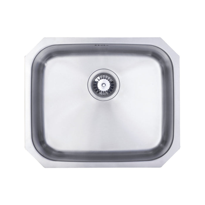 Prima 1B Large Undermount Sink - Polished Steel - Unbeatable Bathrooms