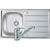 Prima 1B St/Steel Sink & Single Lever Tap Pack - Unbeatable Bathrooms