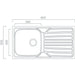 Prima 1B St/Steel Sink & Single Lever Tap Pack - Unbeatable Bathrooms