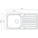 Prima 1B St/Steel Sink & Single Lever Tap Pack - Unbeatable Bathrooms