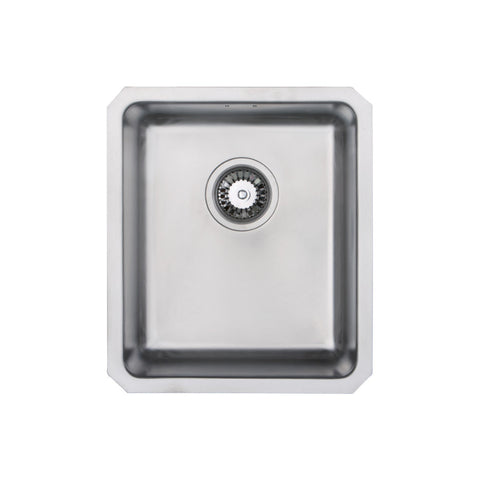 Prima+ Compact 1.0B R25 Undermount Sink - St/Steel - Unbeatable Bathrooms