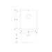 Prima+ Compact 1.0B R25 Undermount Sink - St/Steel - Unbeatable Bathrooms