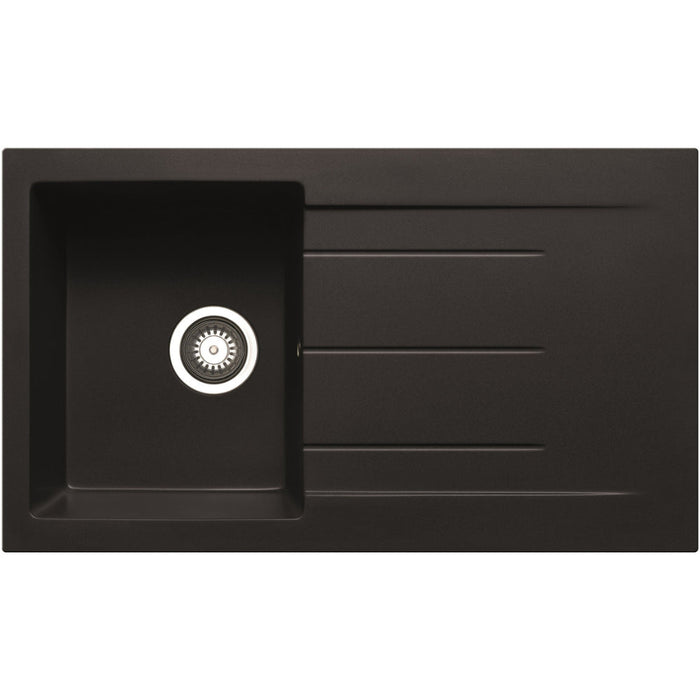 Prima+ Compact Granite 1B & Drainer Inset Sink - Unbeatable Bathrooms