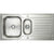 Prima Deep 1.5B & Drainer Inset Sink - Polished Steel - Unbeatable Bathrooms