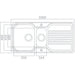Prima Deep 1.5B & Drainer Inset Sink - Polished Steel - Unbeatable Bathrooms