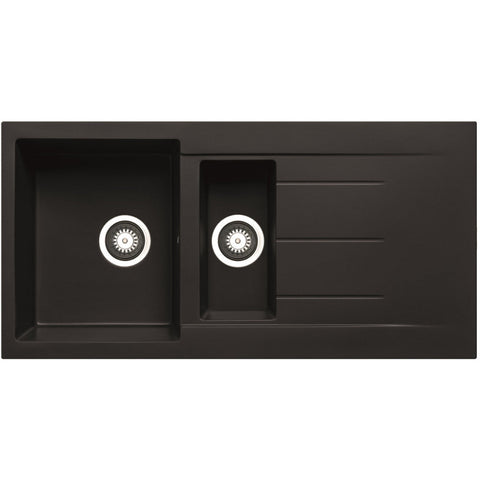 Prima+ Granite 1.5B & Drainer Inset Sink - Unbeatable Bathrooms