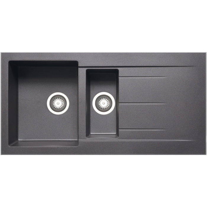 Prima+ Granite 1.5B & Drainer Inset Sink - Unbeatable Bathrooms
